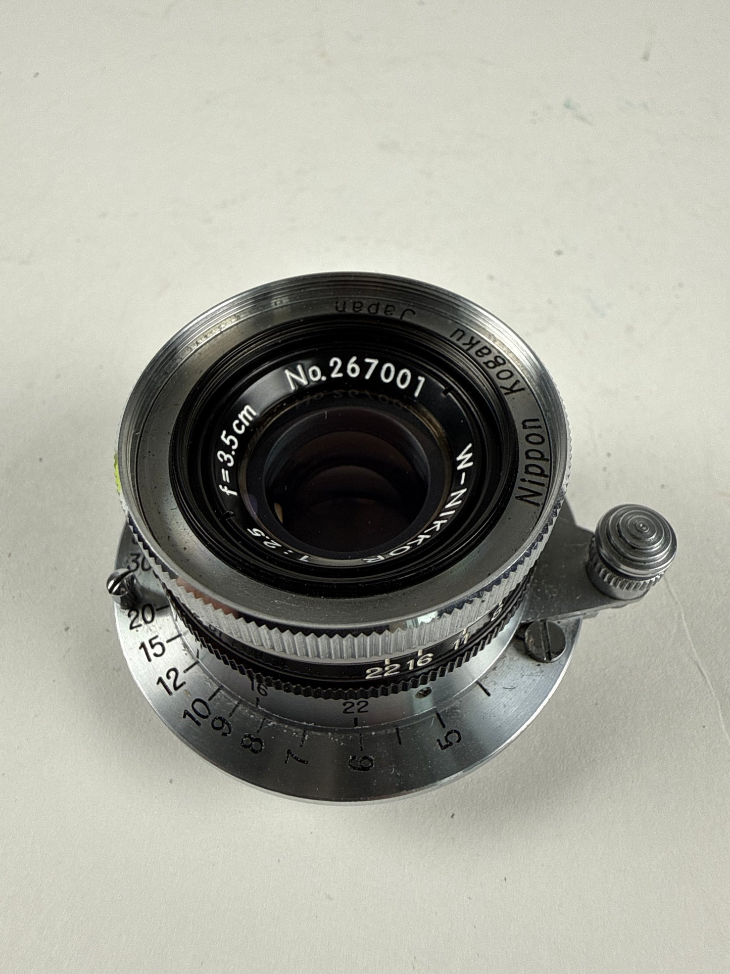 NIKON W-Nikkor 35mm 3.5cm F2.5 Leica L39 LTM Lens Rangefinder Black belt
