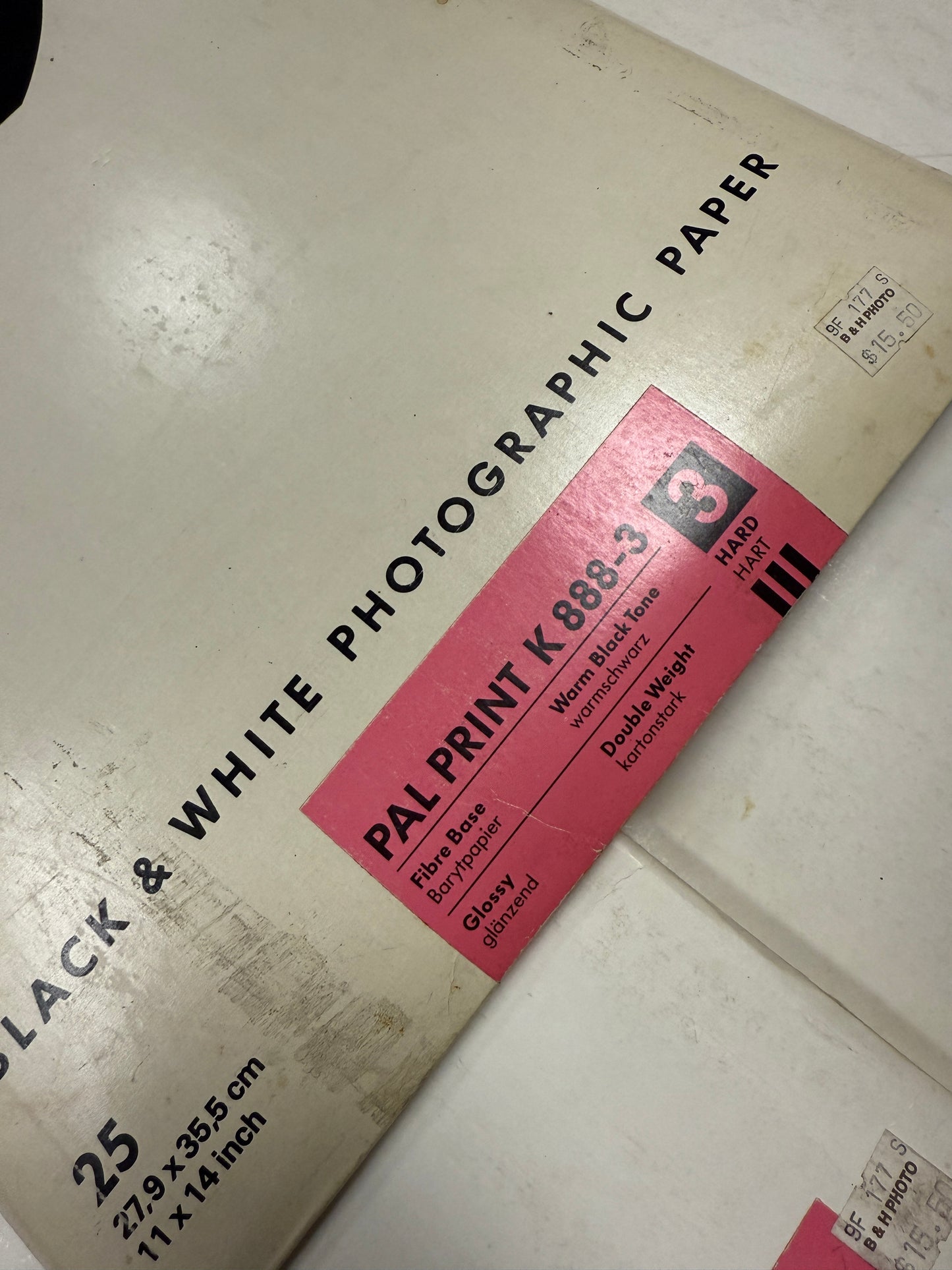 PAL Paper Print K 888-2, 888-3, K 10-3 Fibre 11x14" Photo Paper lot