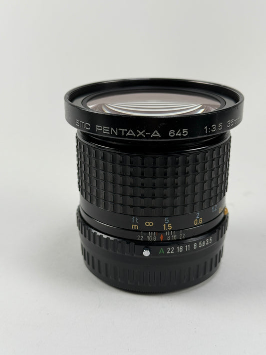 SMC PENTAX A 645 35mm F3.5 Wide Angle Camera Lens For 645 N NII