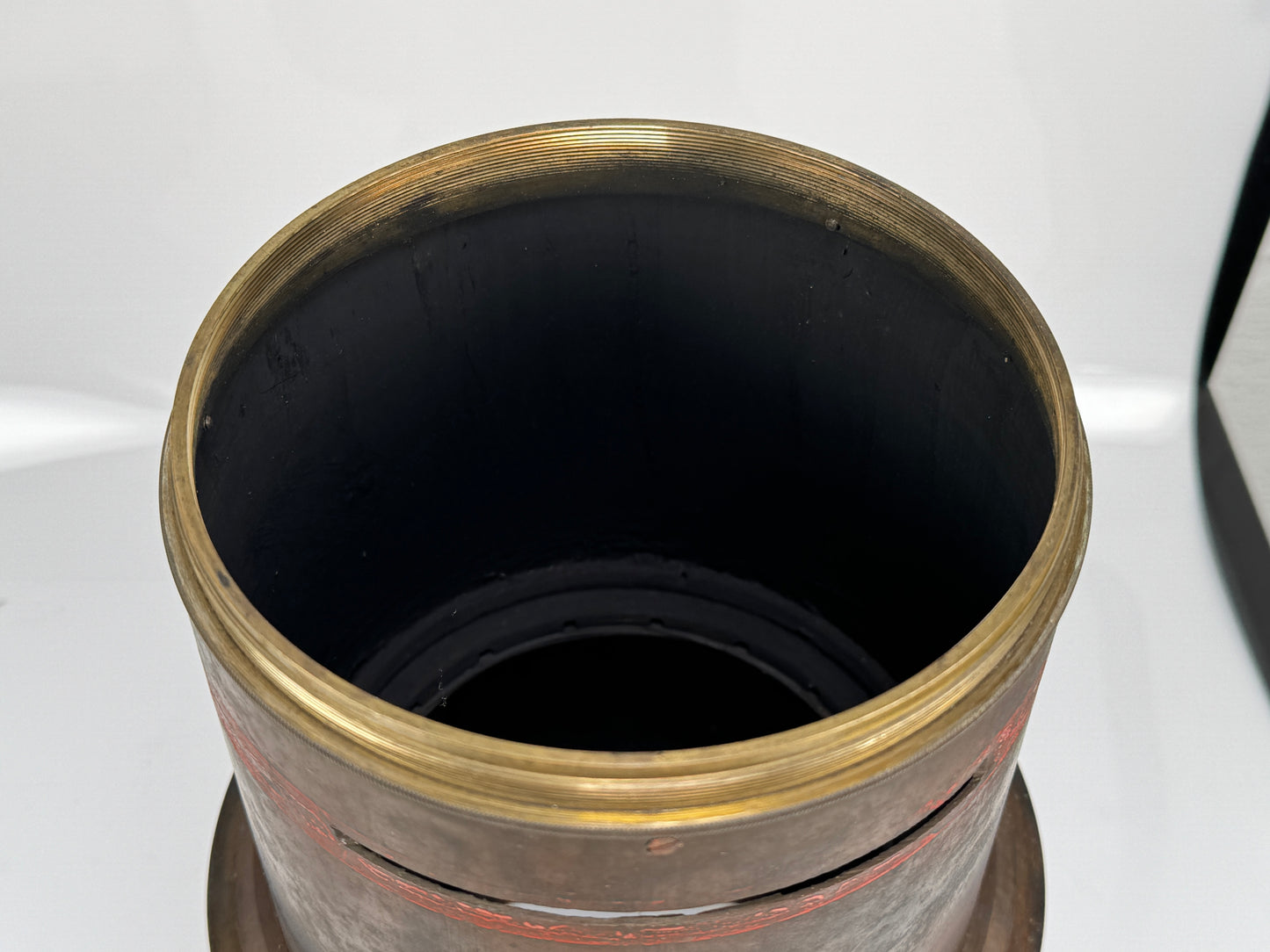 Holmes Booth Haydens early brass camera lens Large SN 6213 petzval