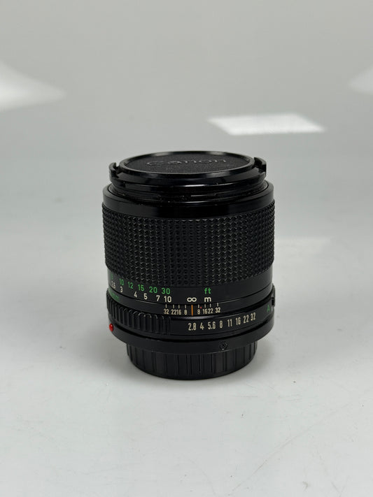 Canon FD New 100mm f2.8 Lens