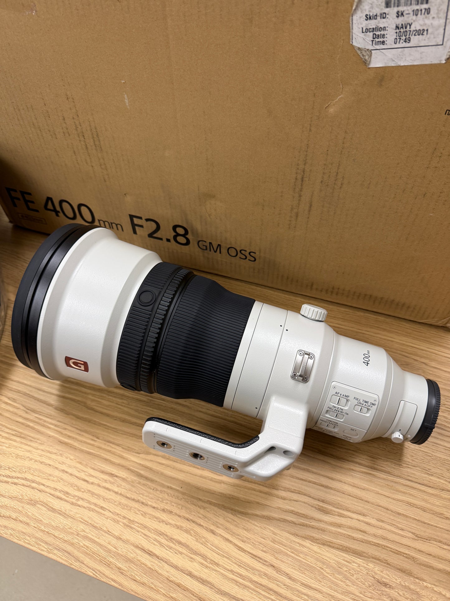 Sony FE 400mm f2.8 GM OSS Super Telephoto G master lens