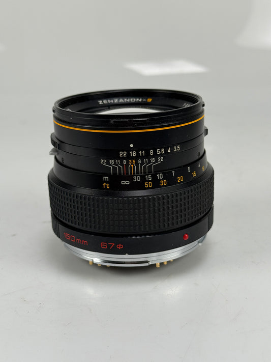 ZENZA BRONICA ZENZANON S 150mm f3.5 Lens for SQ A Ai Am