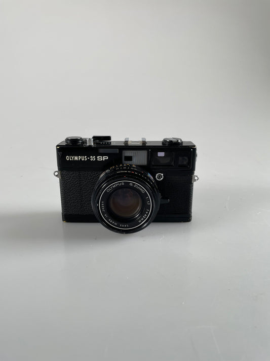 Olympus 35 SP Black 35mm Rangefinder Film Camera