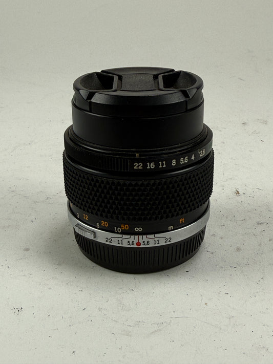 Olympus OM-SYSTEM Zuiko Auto T 100mm f2.8 MF Lens