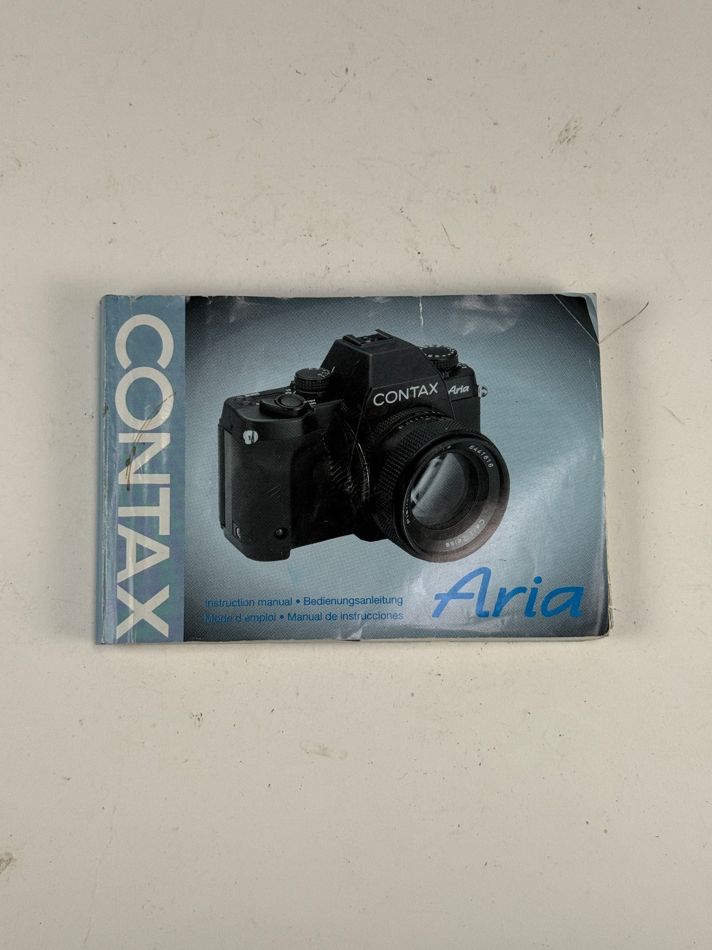 Contax Aria SLR Camera Instruction Manual User Guide (Copy)