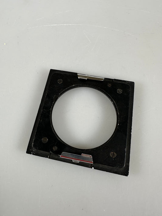 Graflex Metal Lens Board Adapter 4X4" Type "C" to 3⅝" Pressed