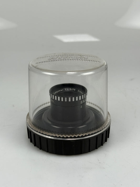 Schneider Kreuznach 75mm f4.5 Componar enlarging lens