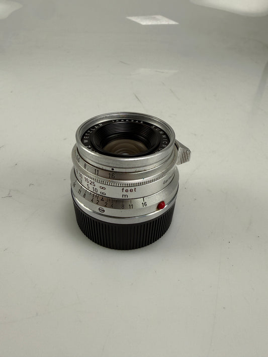 Leica Summicron 35mm f2 Germany 8 element Leica M mount RARE