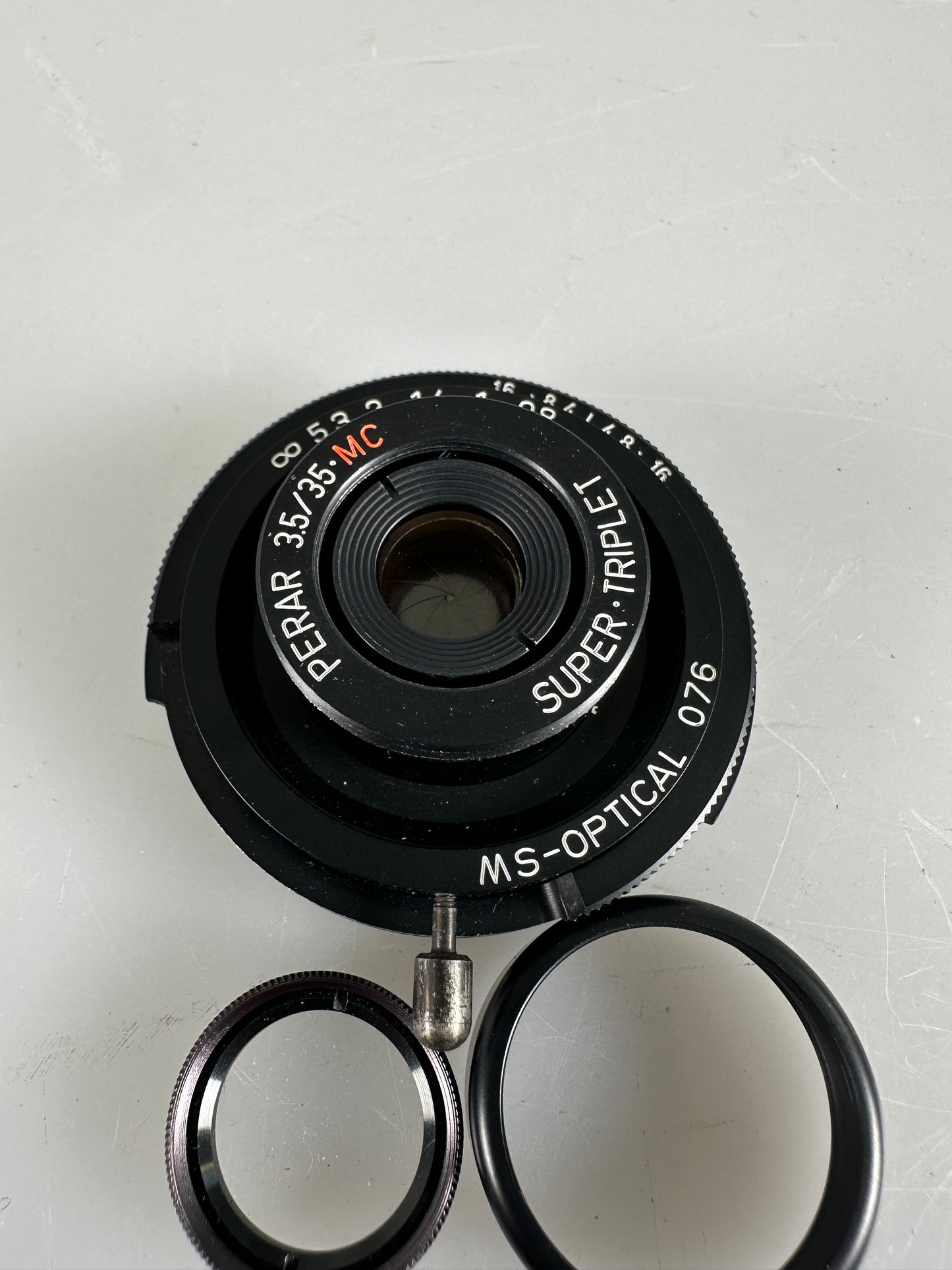 MS Optics 35mm f3.5 Perar R MC Lens Black super triplet Leica M