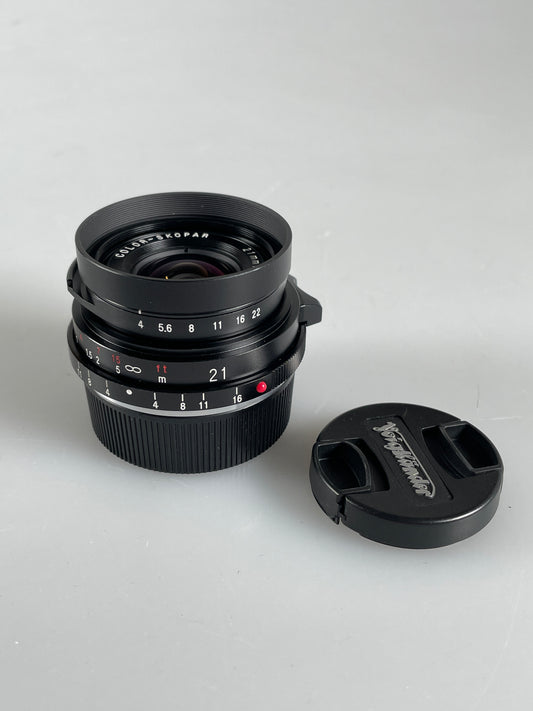 Voigtlander Color Skopar 21mm F4 MC Lens For Leica M