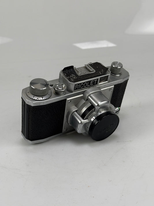 Ricoh Ricolet Film Camera + Anastigmat 45mm f3.5 Lens