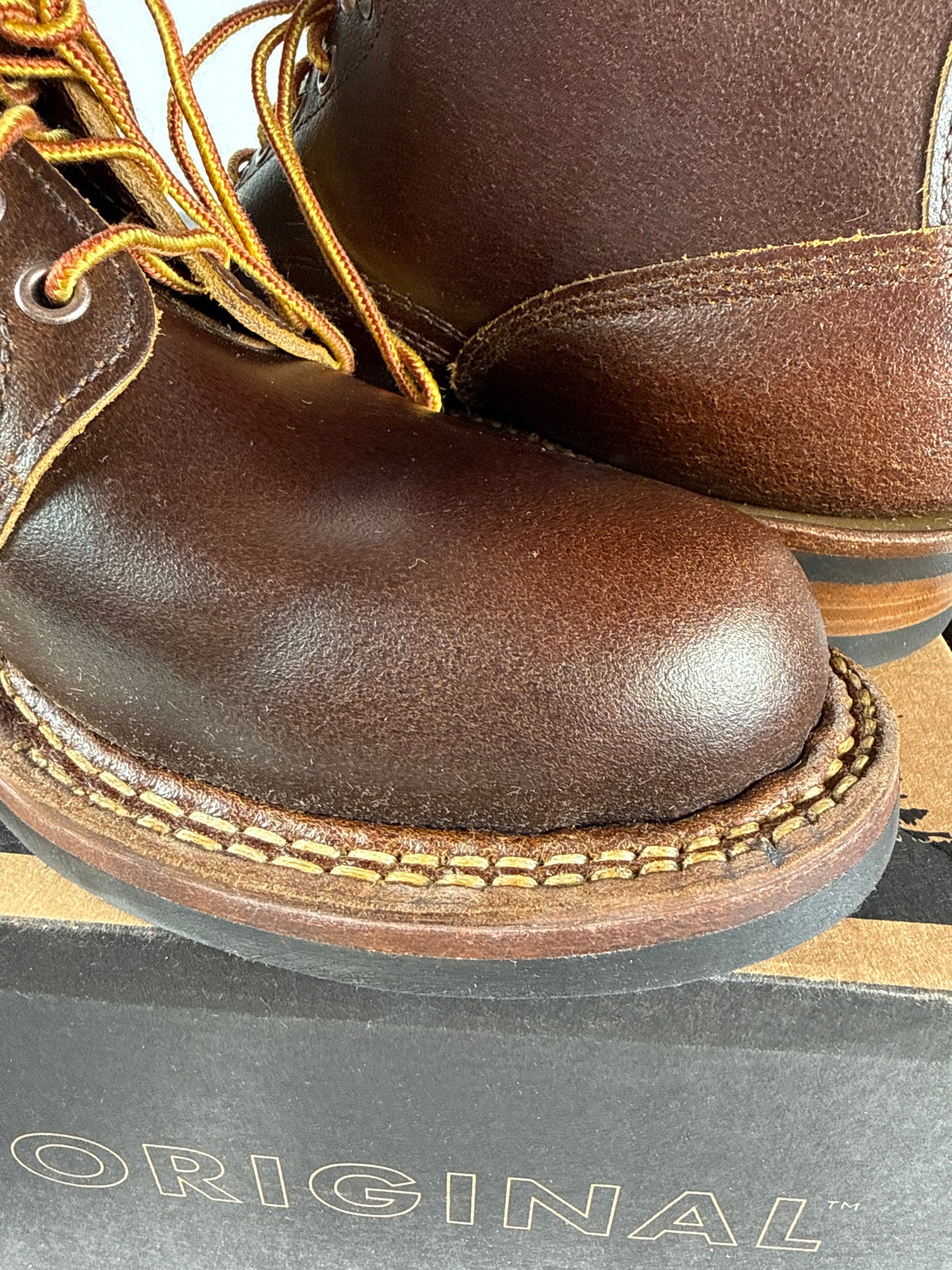 White’s Boots + Baker’s 350 C CWX Cruiser Cinnamon Waxed Flesh 10.5 D