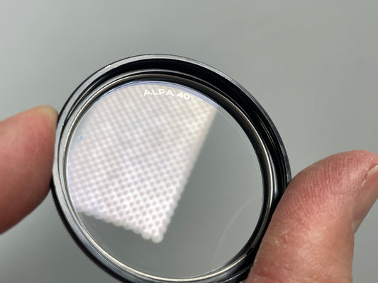 ALPA CLEAR UV FILTER 47MM FILTRABE 40 HAZE PANCHRO FOR LENS ON 35MM CAMERA