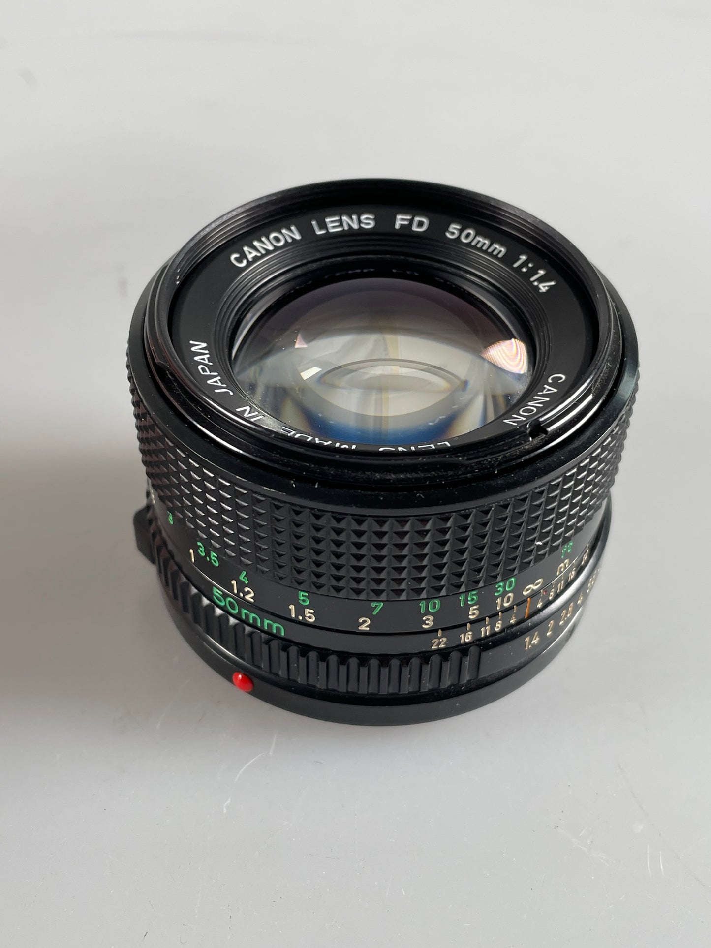 Canon FD New 50mm f1.4 MF prime Lens