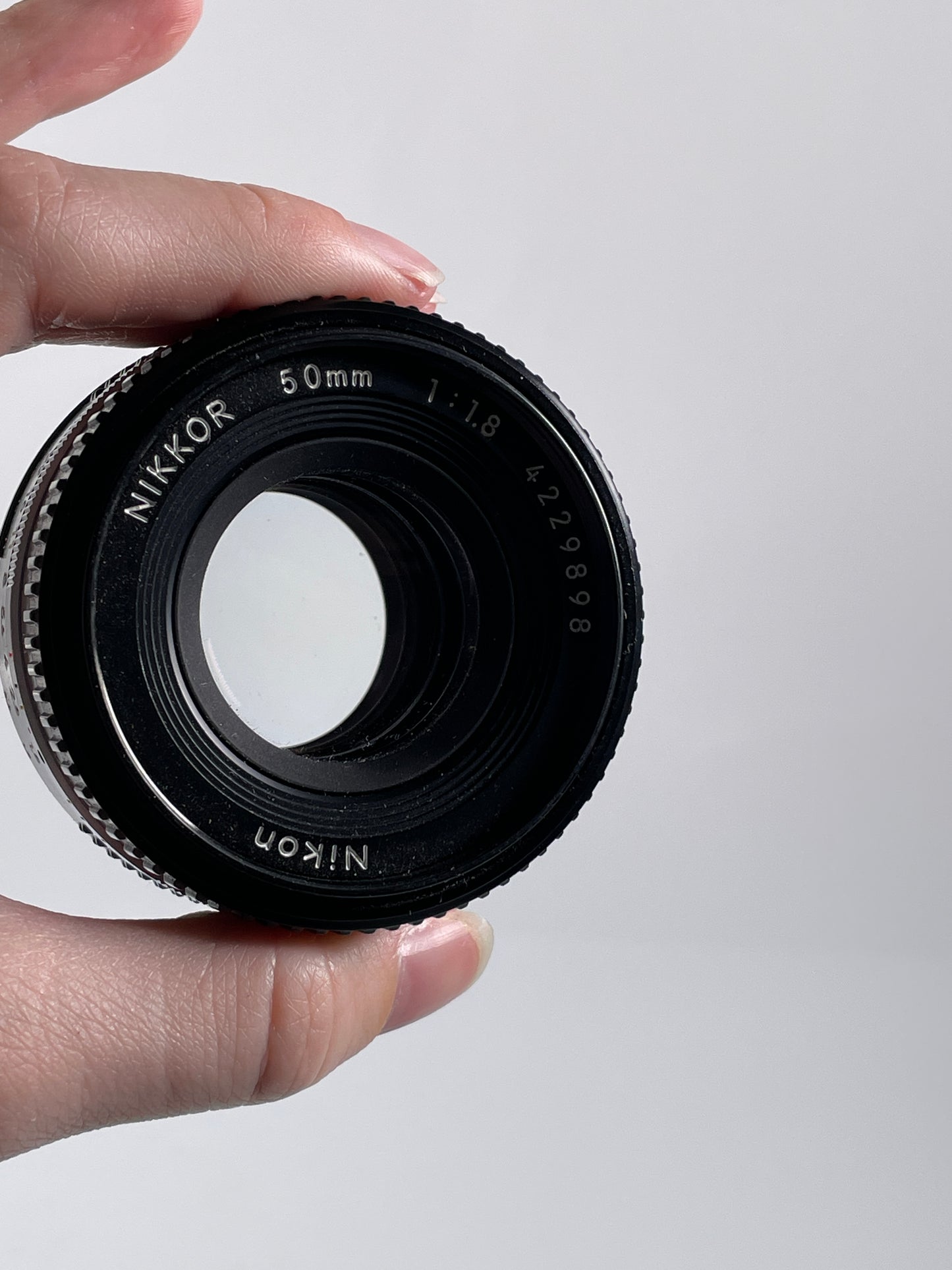 Nikon Nikkor Ai-s AIS 50mm f/1.8 Lens Prime Pancake SLR Late