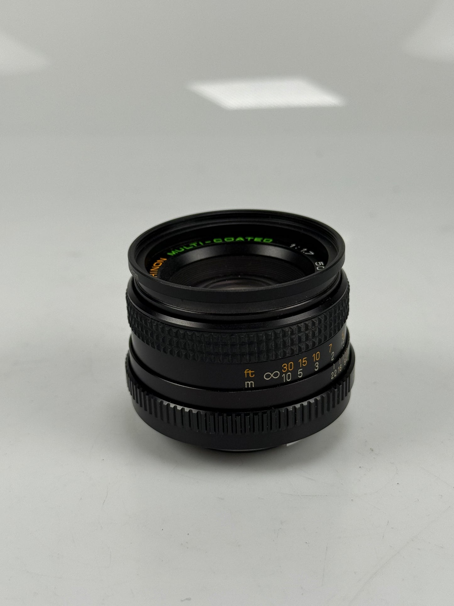 Chinon Auto multi coated 50mm f1.7 K mount lens