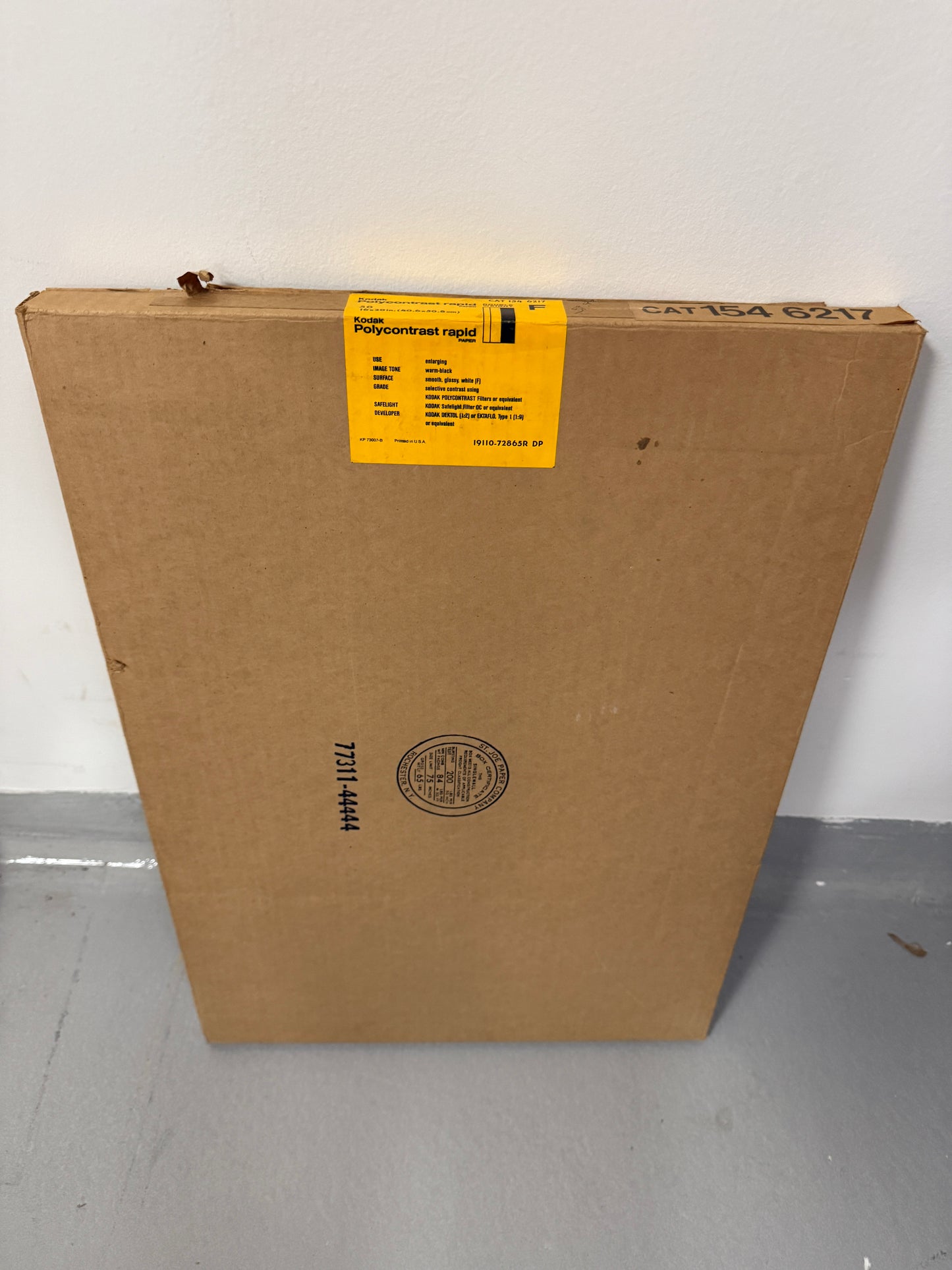 Kodak Polycontrast Rapid F Double weight Photo Paper 50 Sheets 16x20 inch