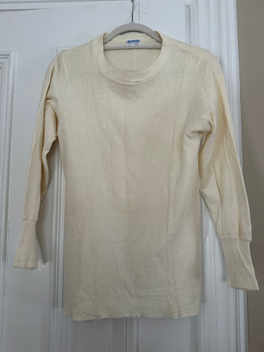 VINTAGE 50s 60s Duofold Two Layer Fabric Thermal Shirt Sz S 34-36 USA Style 701