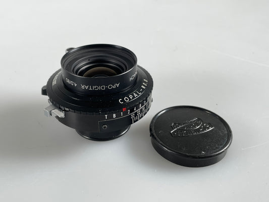 Schneider 80mm f4 Apo Digitar L-59° MC Copal 0 shutter lens