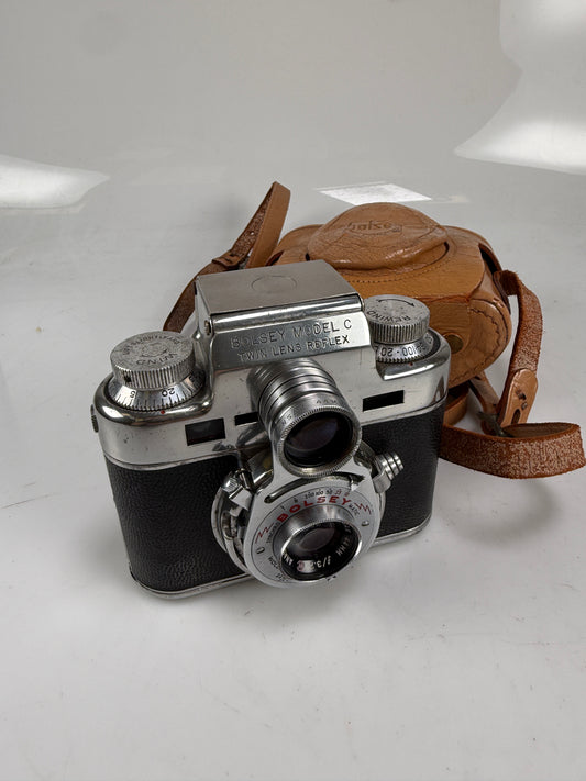 Bolsey Model C Twin Lens Reflex camera 44mm F3.2 Lens