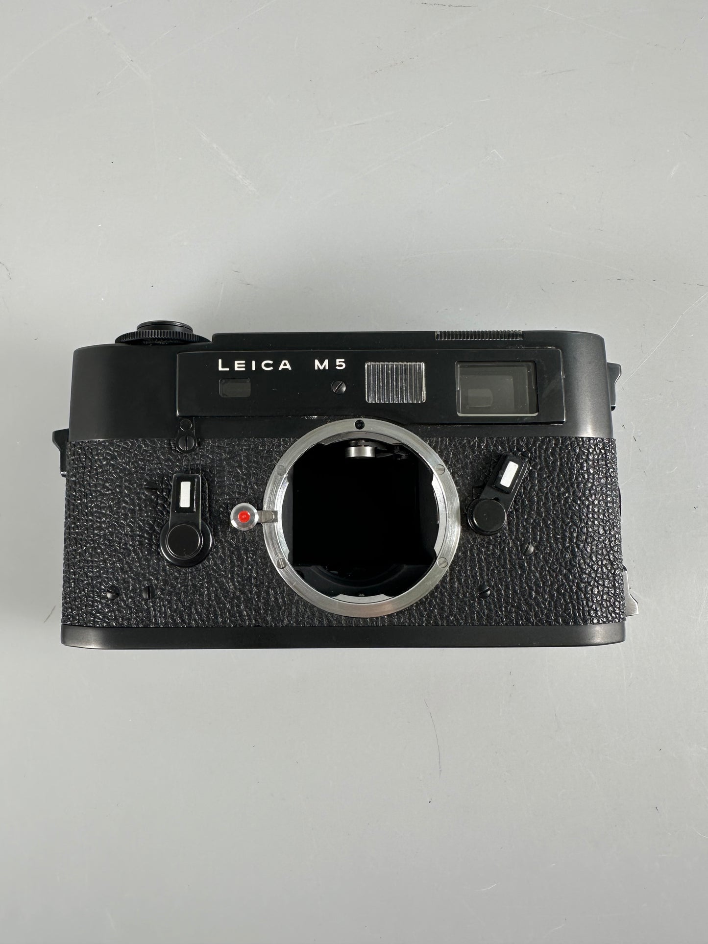 Leica M5 Late 3 Lug Black Chrome 35mm Rangefinder Film Camera