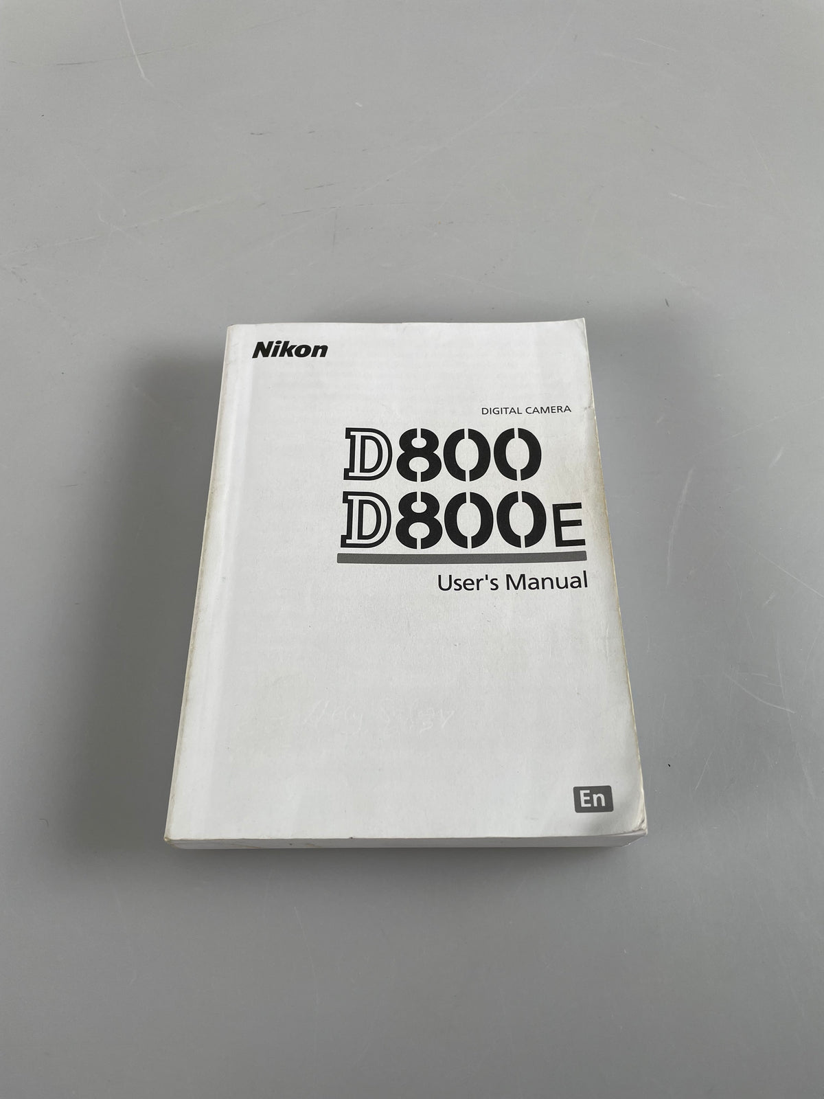 Nikon D800/D800E Digital Camera Instruction Manual English