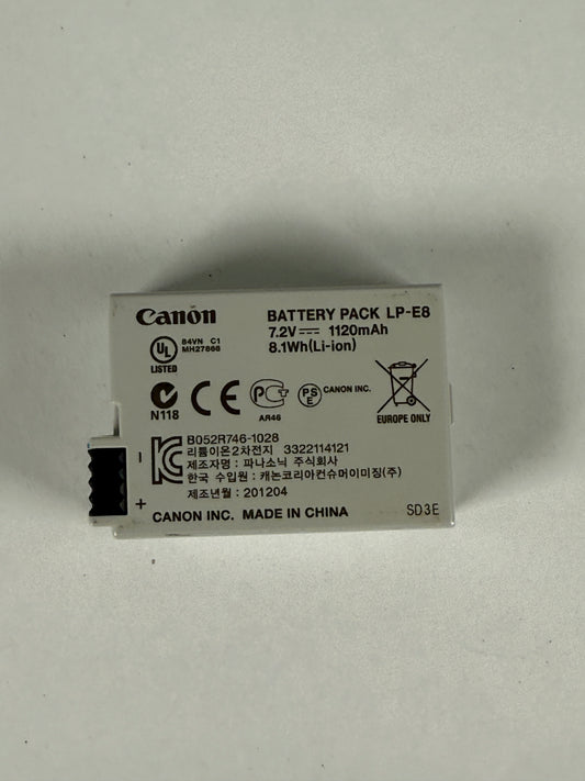 Canon LP-E8 LPE8 Battery for EOS 550D 700D X4 X5 T2i T3i