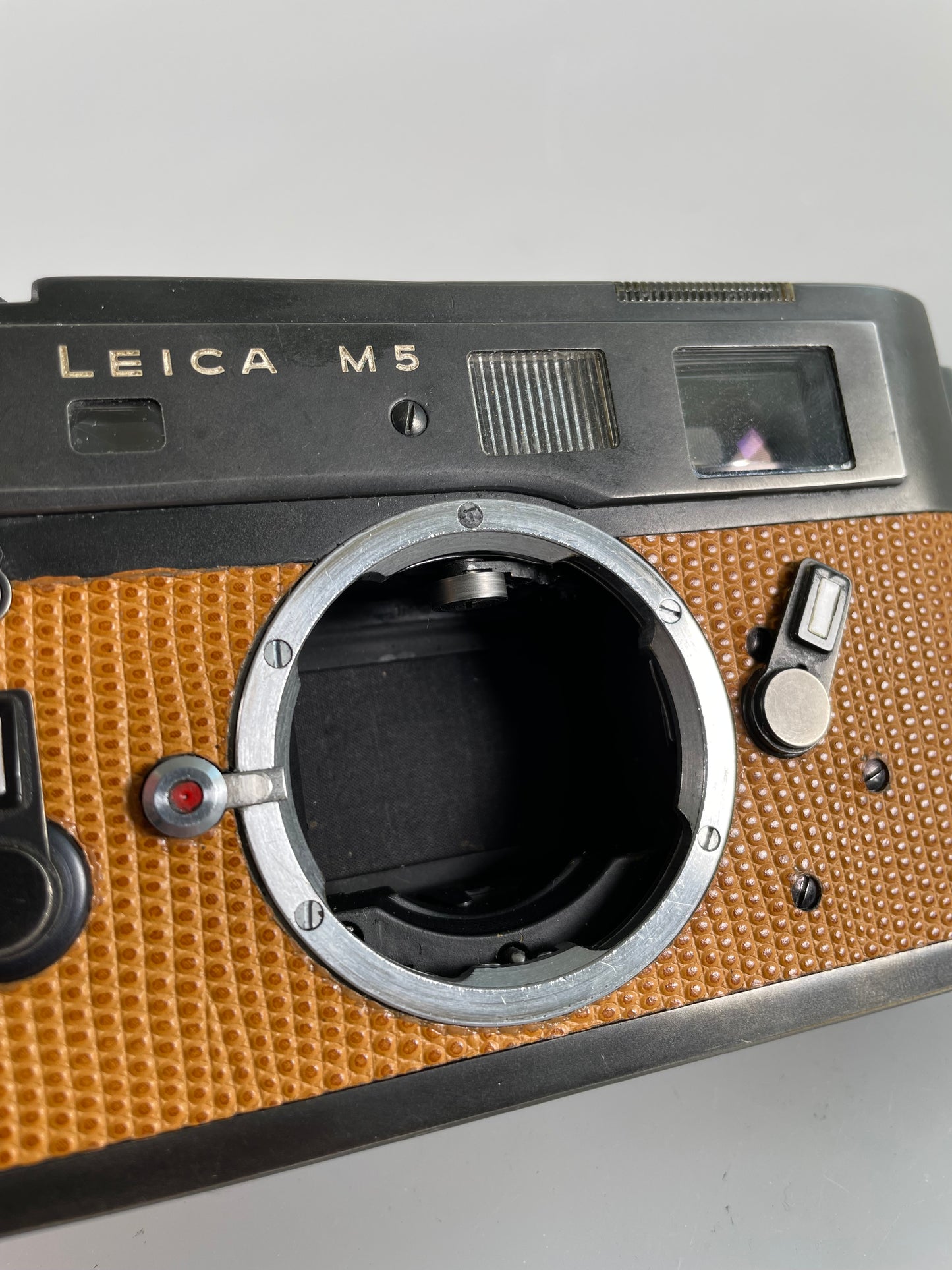 Leica M5 Black Chrome 35mm Rangefinder Film Camera Two 2 Lug