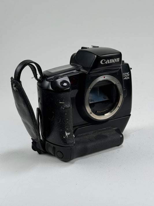 Canon EOS A2E SLR Film Camera with VG-10 grip