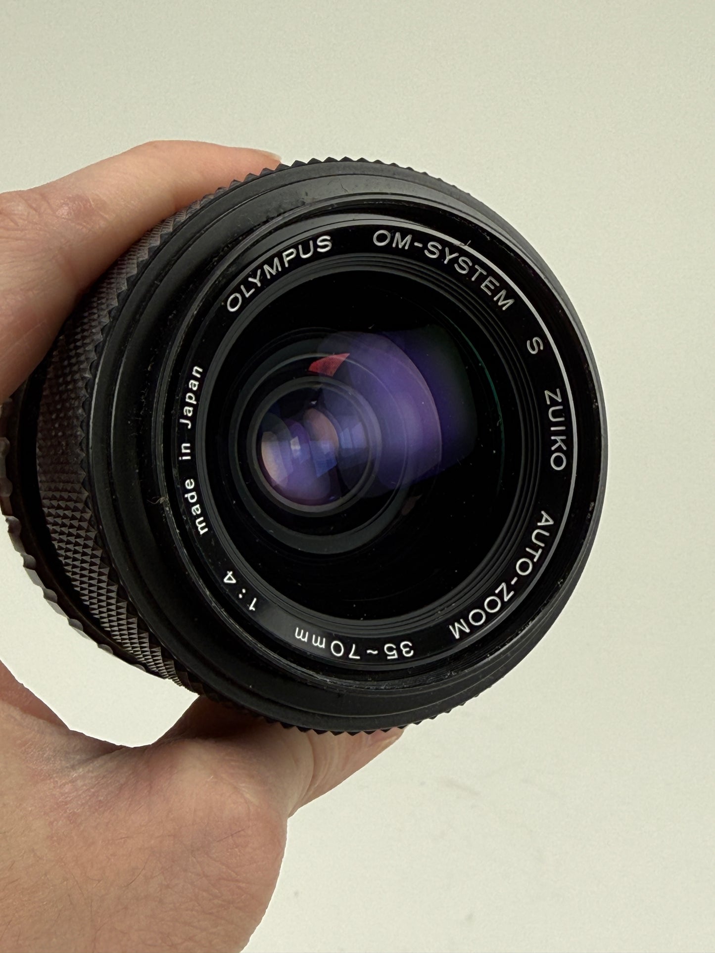 Olympus OM S Zuiko Auto-Zoom 35-70mm F4 Wide Zoom Lens