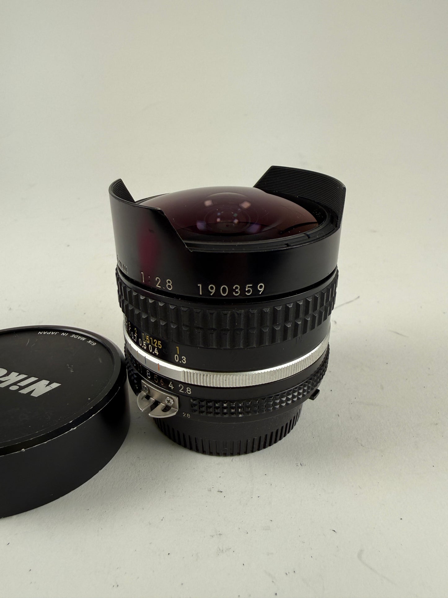 Nikon Ais Fisheye Nikkor 16mm f2.8 MF Lens For F Mount