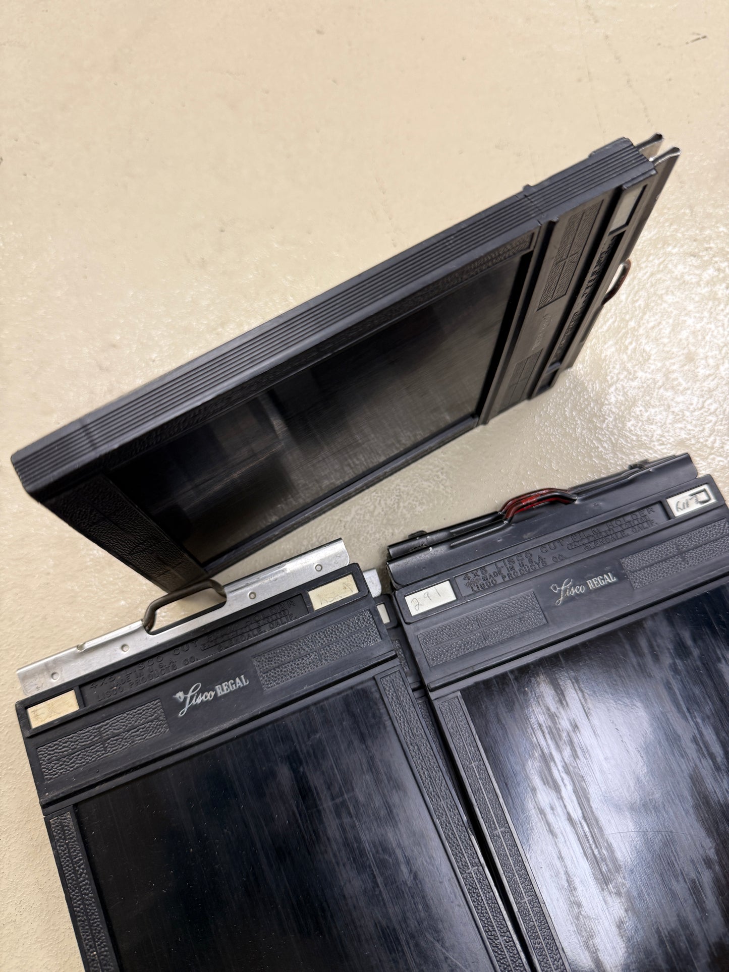 Lisco Regal 4x5 Cut Sheet Film Holder Plastic LOT of 5