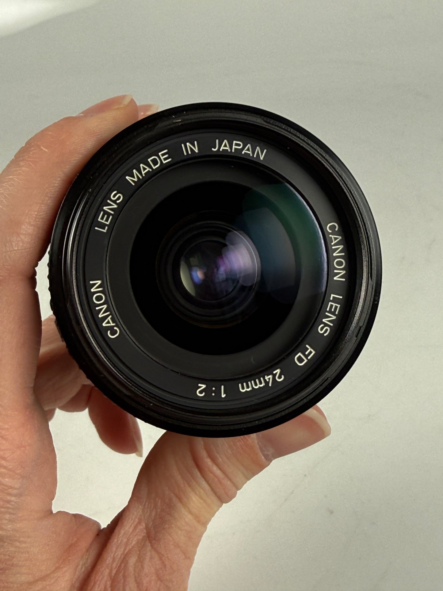 Canon 24mm f2 FD New NFD camera lens wide angle