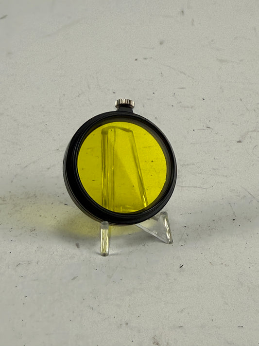 Leitz Leica Black A36 Yellow 2 Contrast Camera Lens Filter - Summitar push on 36mm