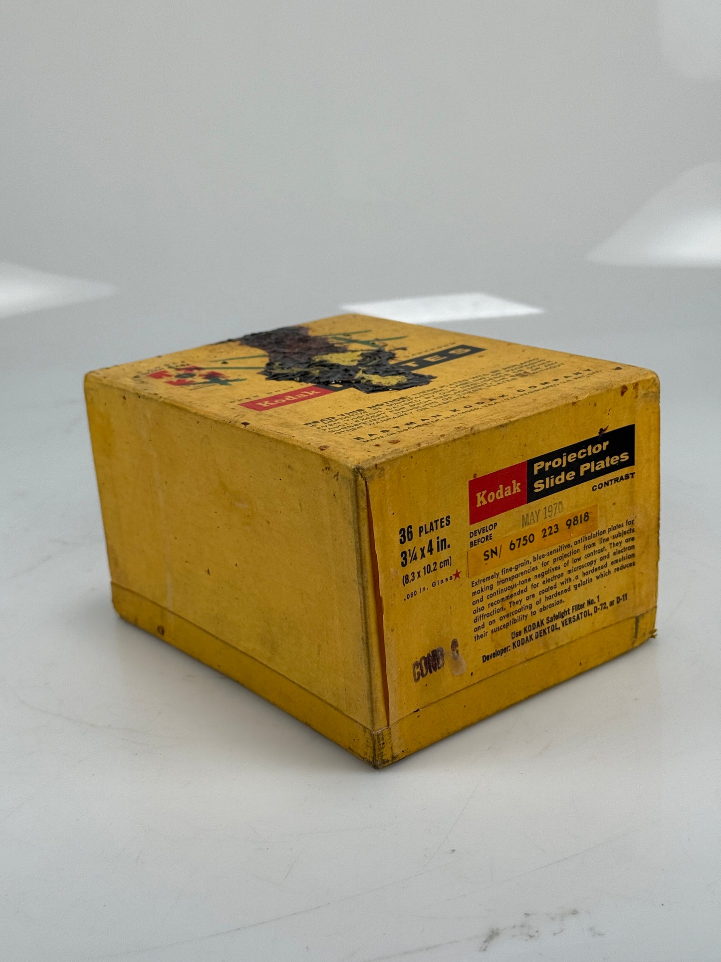 Kodak Projector Slide Plates 36 plates 3x4 3 1/4 X 4 inch glass plates