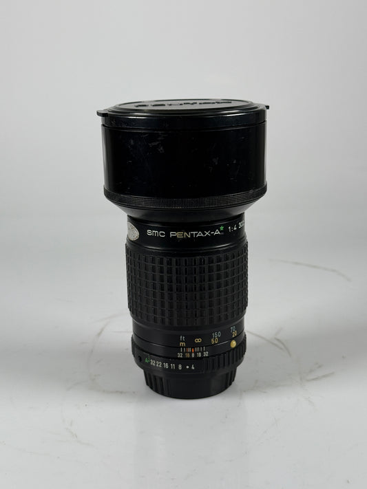 Pentax SMC A * SMC-A Green Star 300mm f/4 Lens Black