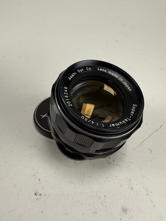 PENTAX SMC TAKUMAR 50mm F1.4 M42 lens Asahi