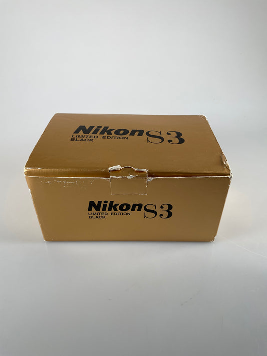 Nikon S3 Olympic Type Black Body w/ Nikkor-S 50mm f/1.4 Lens