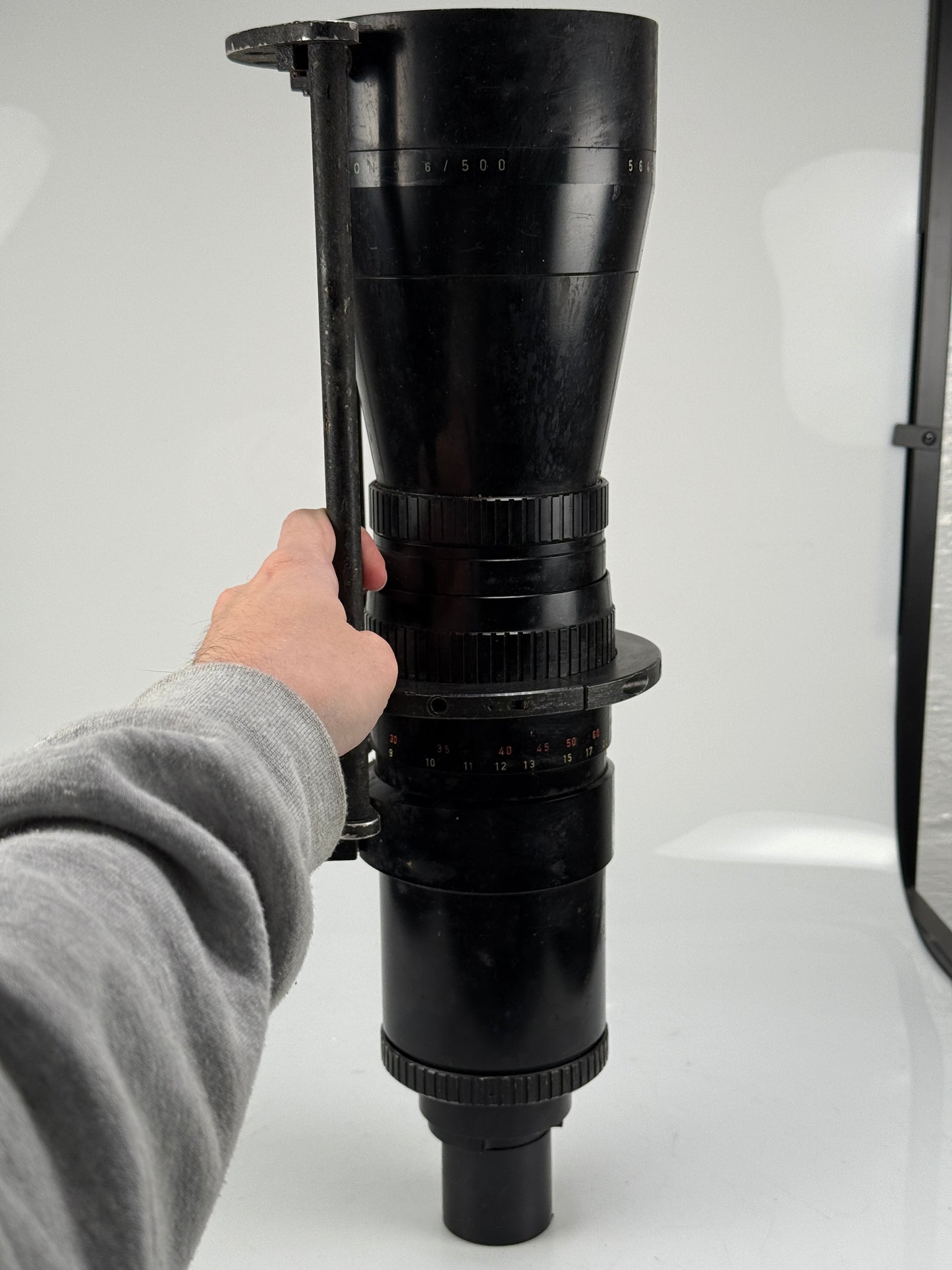 Pentacon 500mm f5.6 Super Telehpoto Lens converted to Arri standard mount