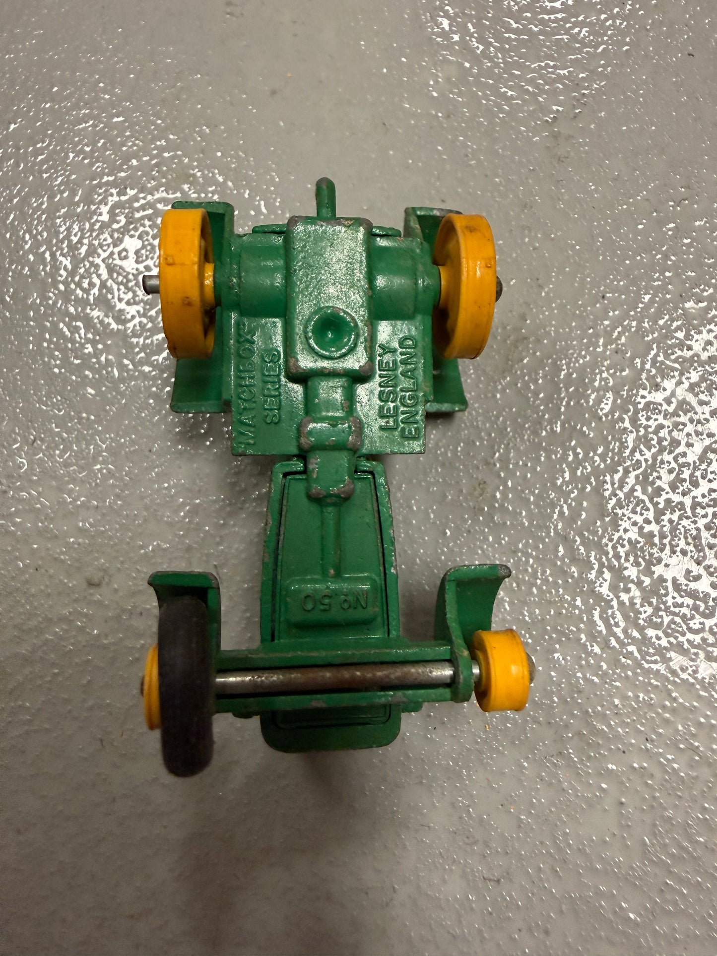 Vintage Lesney Matchbox car lot of 20 construction, work vehicle toys
