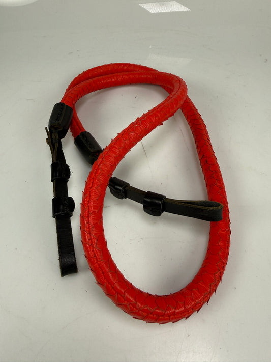 Rock N Roll Red leather Camera Strap For Leica M