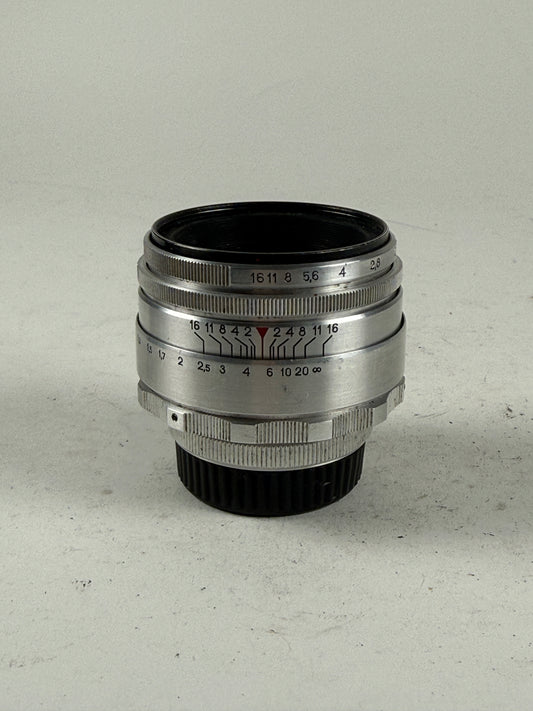 Helios 44 58mm f2 Russian Manual portrait Lens Fixed M42 Mount Silver