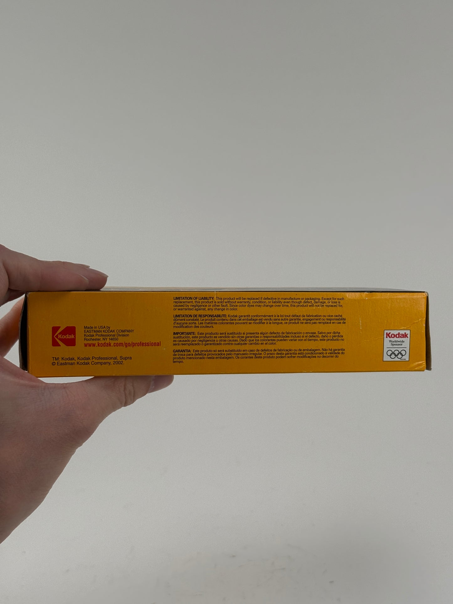 Kodak Supra 400 color negative film 5 roll pro pack 35mm