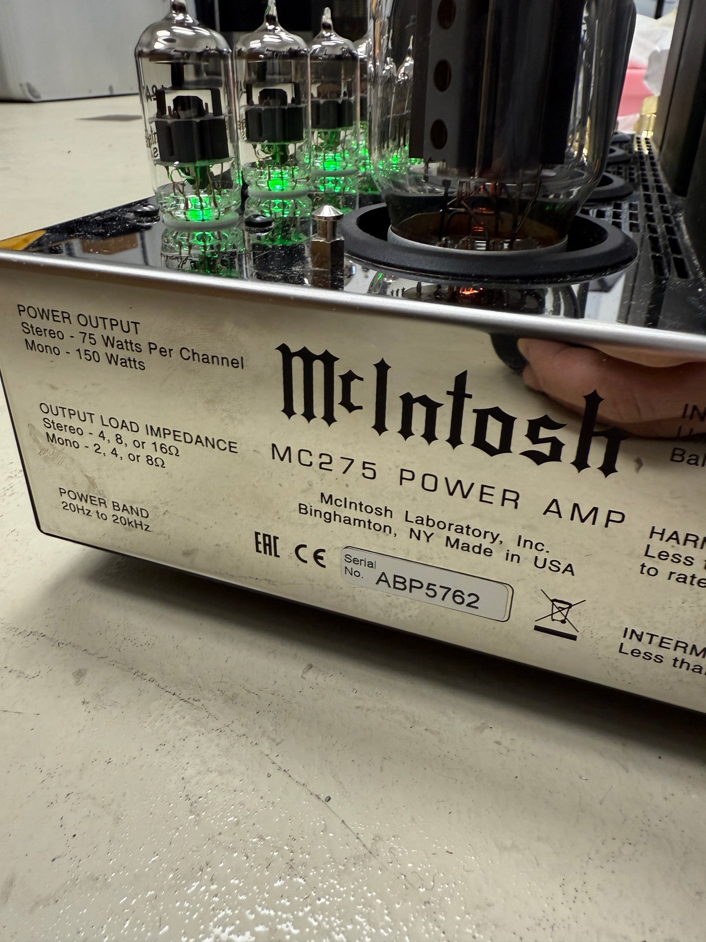 McIntosh MC275 MK VI stereo tube amplifier