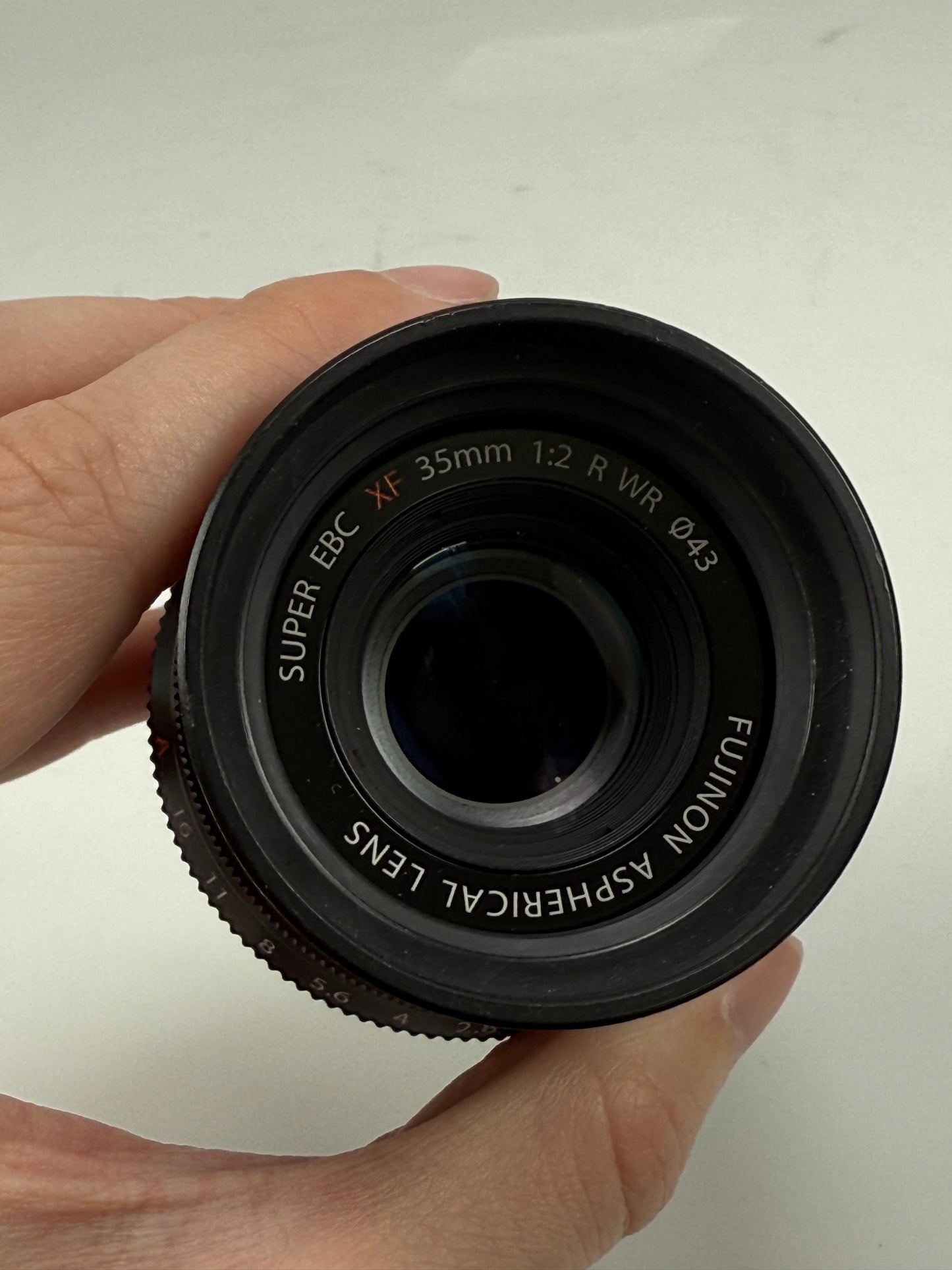 Fuji fujifilm XF Fujinon 35mm f2 R WR Super EBC Lens Black