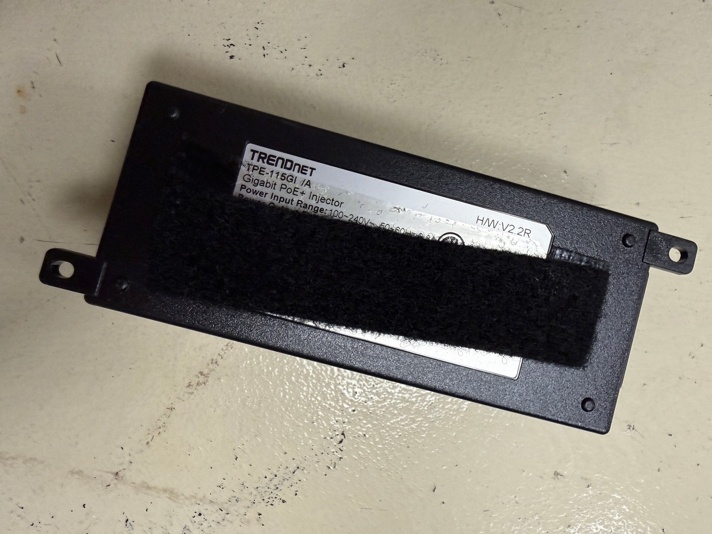 TRENDNET TPE-115GI/A Gigabit PoE+ Injector Power over Ethernet