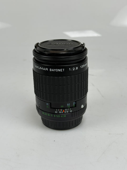 Pentax Takumar K Mount 135mm f2.8 MF Telephoto Lens