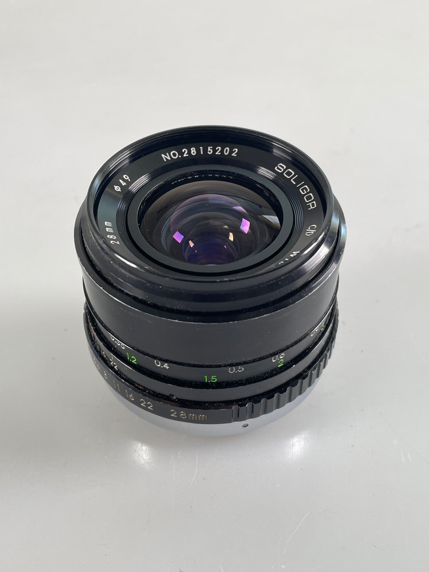 Soligor Lens 28mm F2.8 Lens C/D contax yashica CY Mount