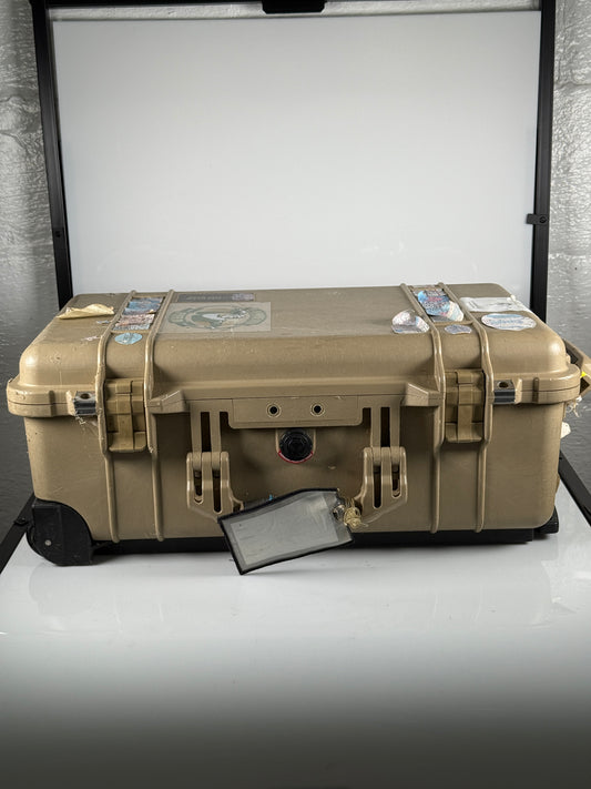 Pelican 1510 Carry-On Case with Organizer/Divider System, With Wheels tan